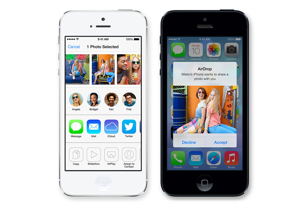 Apple iOS7 - Airdrop