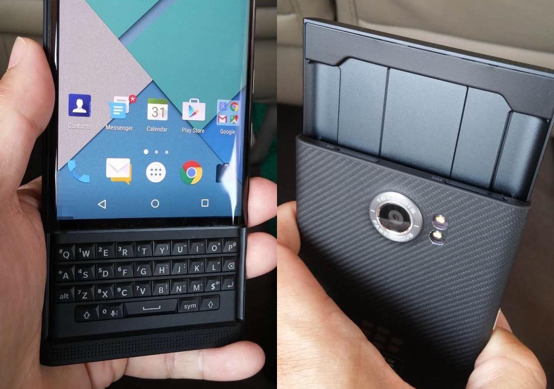 Premières photos et caractéristiques du futur Blackberry Venice qui tournera sous Android !